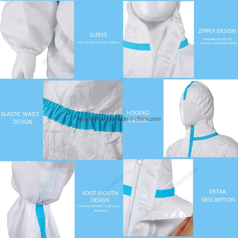 Disposable Medical Protective Clothing Operating Coats to Hospital Disposable Medical Isolation Gown