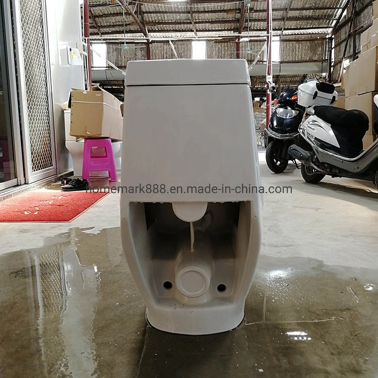 Sanitary Ware One Piece Floor Mounted Ceramic Toilet and Pedestal Basin as a Set