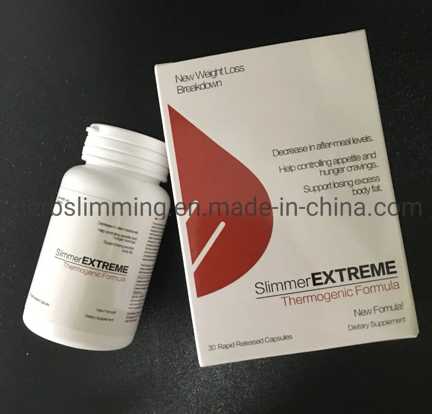 Fuerte efecto Hebal Cápsulas de adelgazamiento Adipotrim Xt Fat Burner Pills