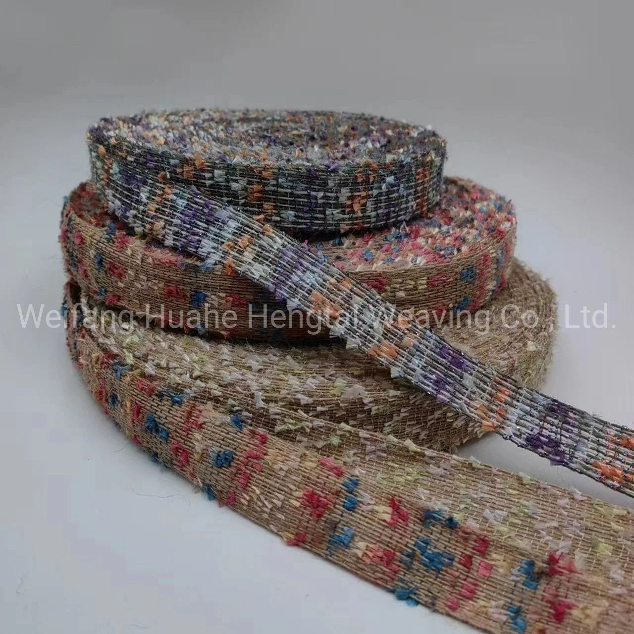 New Colorful Woven Ribbon Clothing Accessories Lace Hemp Strap