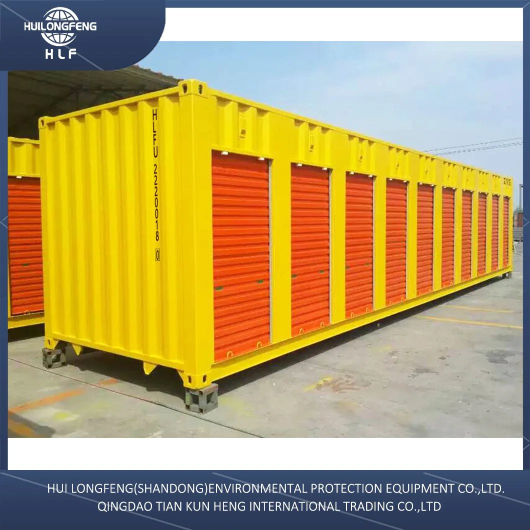 40FT Storage Container with 10 Rolling Doors Csc Certificated