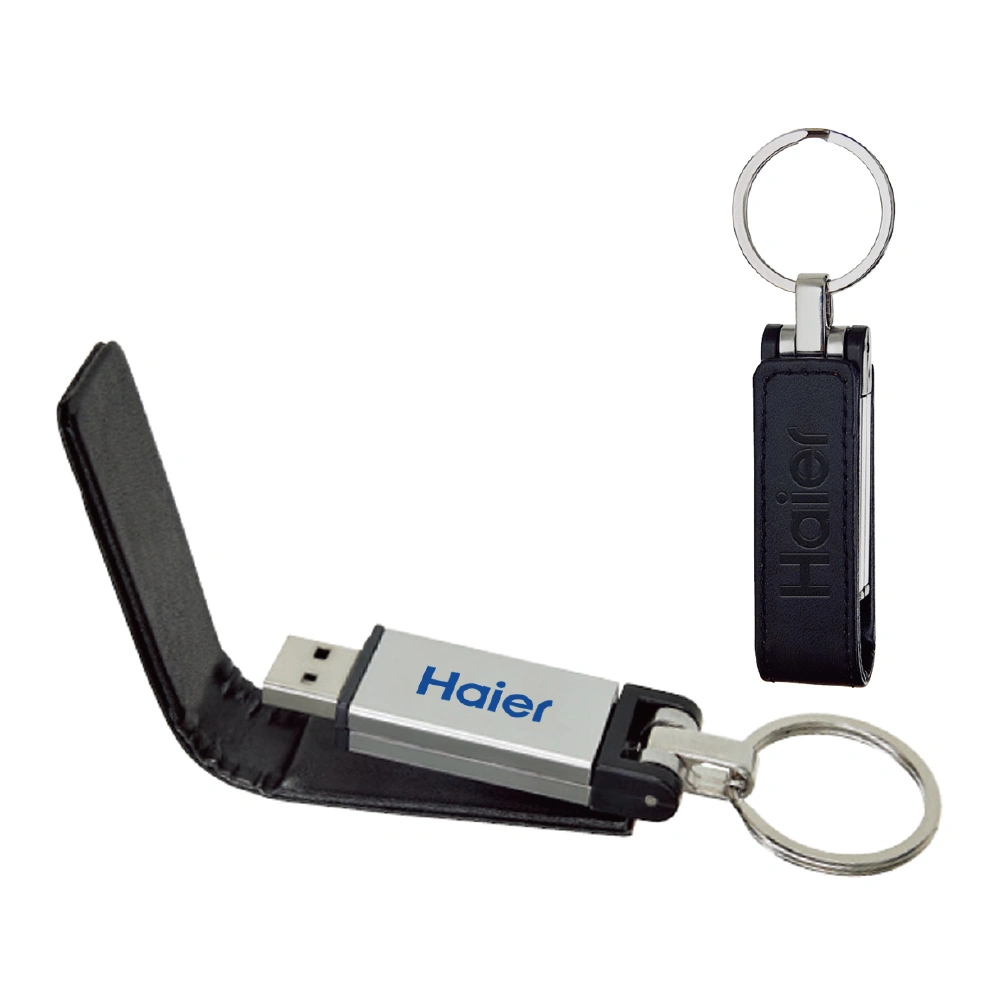 Leather USB Flash Drive 8/16/32/64/128/256GB Portable SD Card Memory Stick Customized Logo/Color/Capacity USB Flash Drive