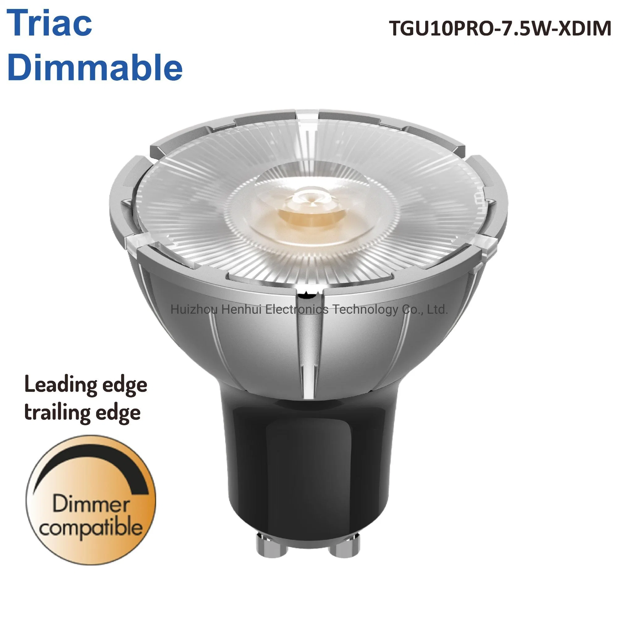 LED atenuable de ángulo de haz estrecho de 10 grados Premium de GU10 LED Enfoque Ra98