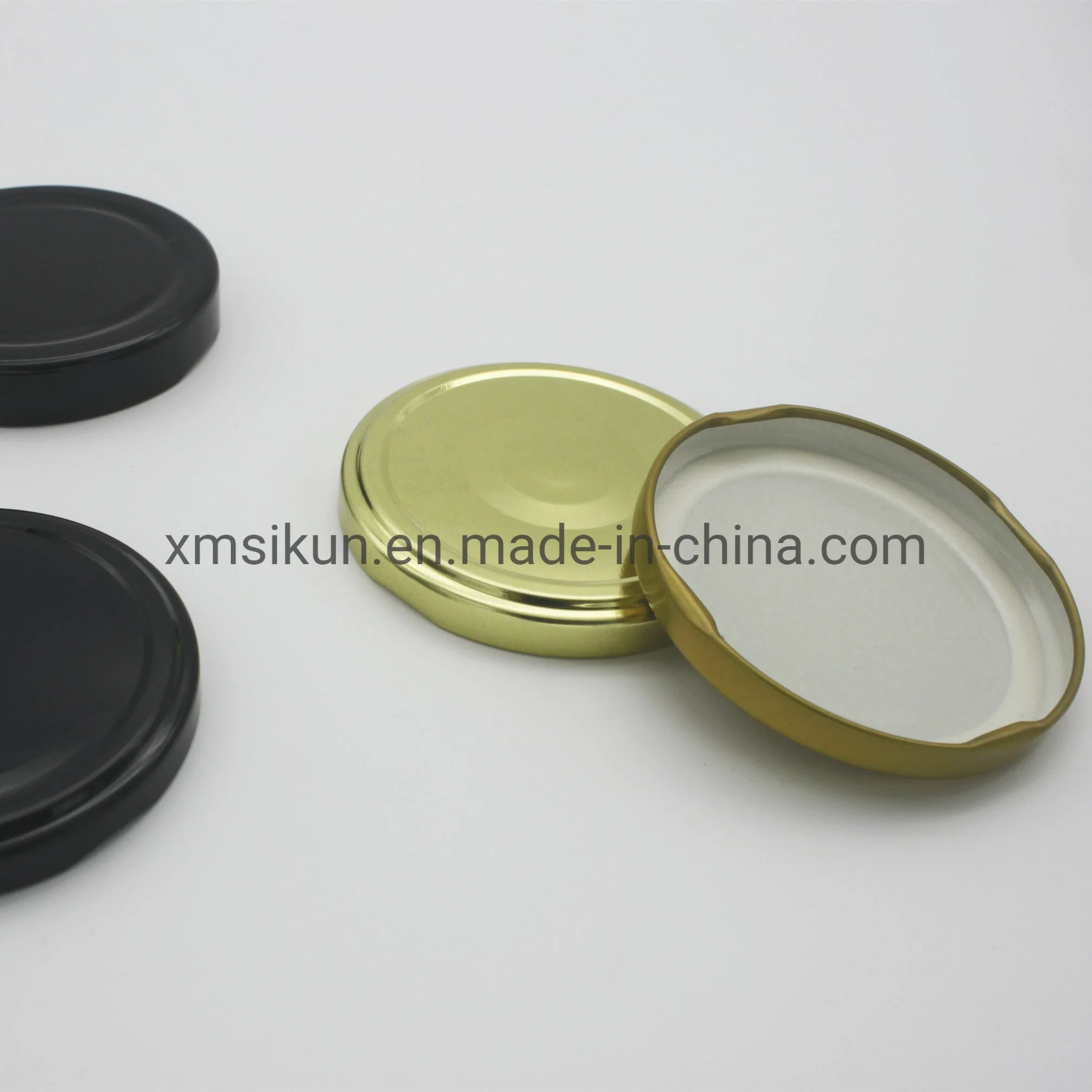 Hot Selling High quality/High cost performance  70# Metal Lug Cap with Glass Bottle for Food Grade Packing