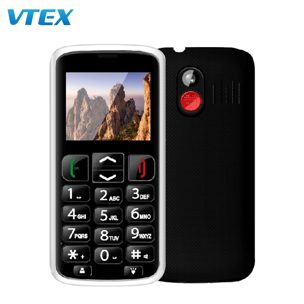 OEM Cheap High Quality Feature Cell Phone Single SIM GSM 2g 3G Big Button Slim Senior mobile Phone