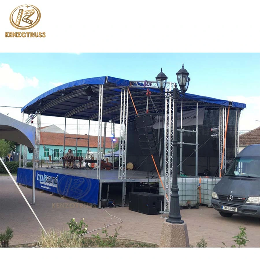 Aluminum Concert Stage Roof Truss System for Display