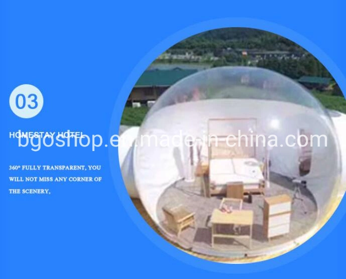 PVC Air Outdoor Camping Tent Luxury Hotel Inflatable Bubble Tent