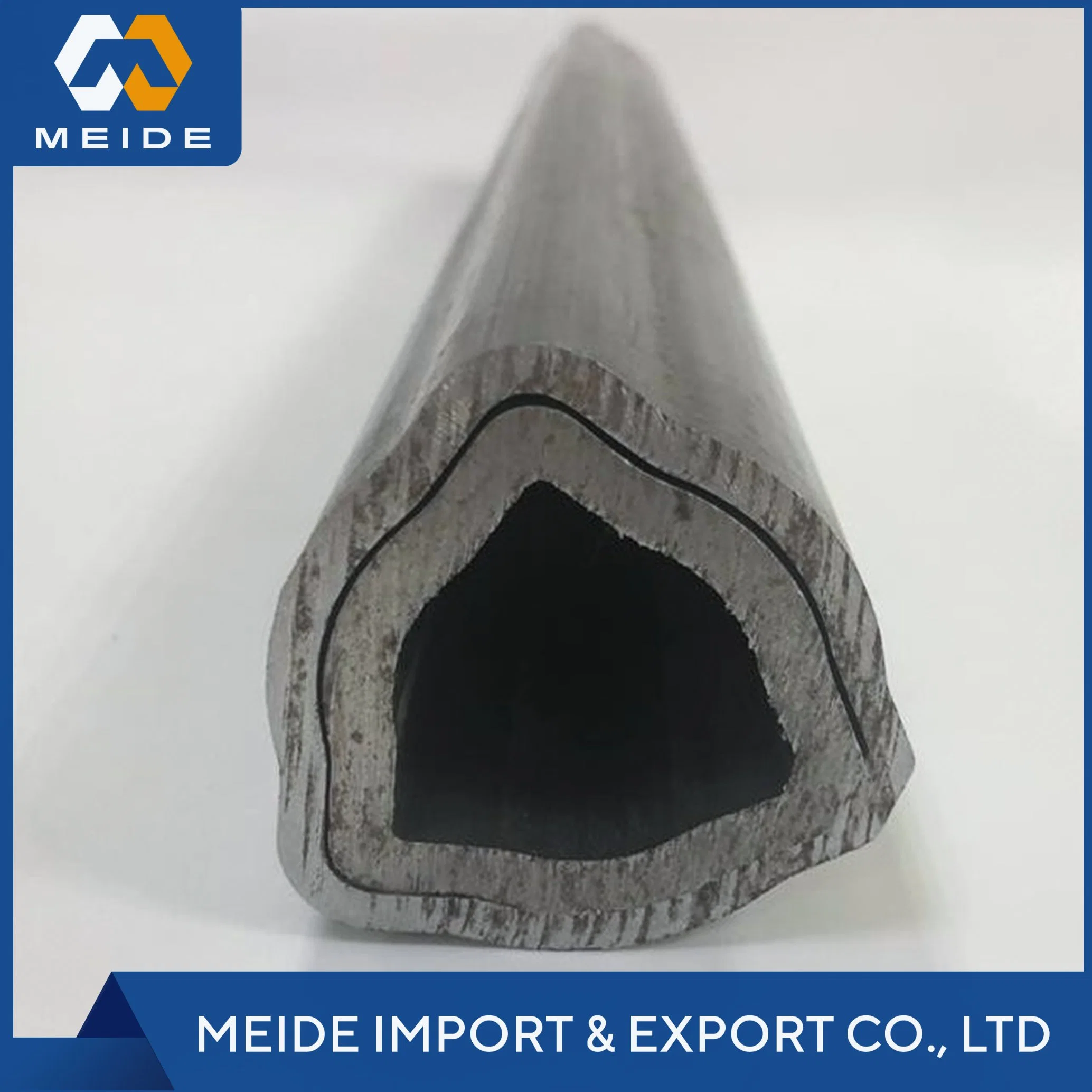 Seamless Steel Pipe Triangular Pipe Lemon Pipe Power Output Shaft Fittings St52 Q235 S58c 1062 60mn3 1.0642 60mn50mn 38mn2V for Automotive Special Shaped Pipes