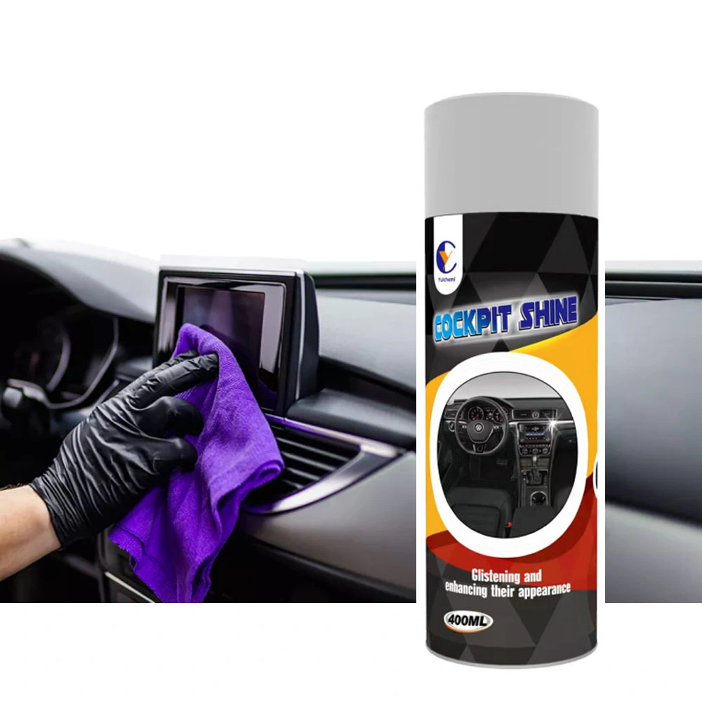 Dashboard Polish Wax Car Care Cleaner Spray Wax Car Polish Spray with Fragrance for Car Care Cleaning