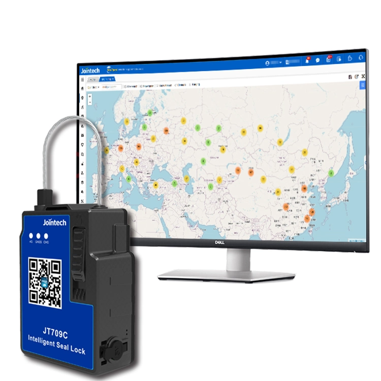 Jointech Jt709c Магнитный контейнер Smart GPS Lock Tracking Seal Electron GPS-навигатор Падлок