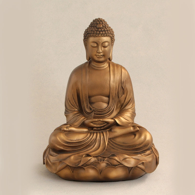 Outdoor Decoration Luxury Large Copper Bronze Zen Buddha Meditating Statues Sculptures Garden