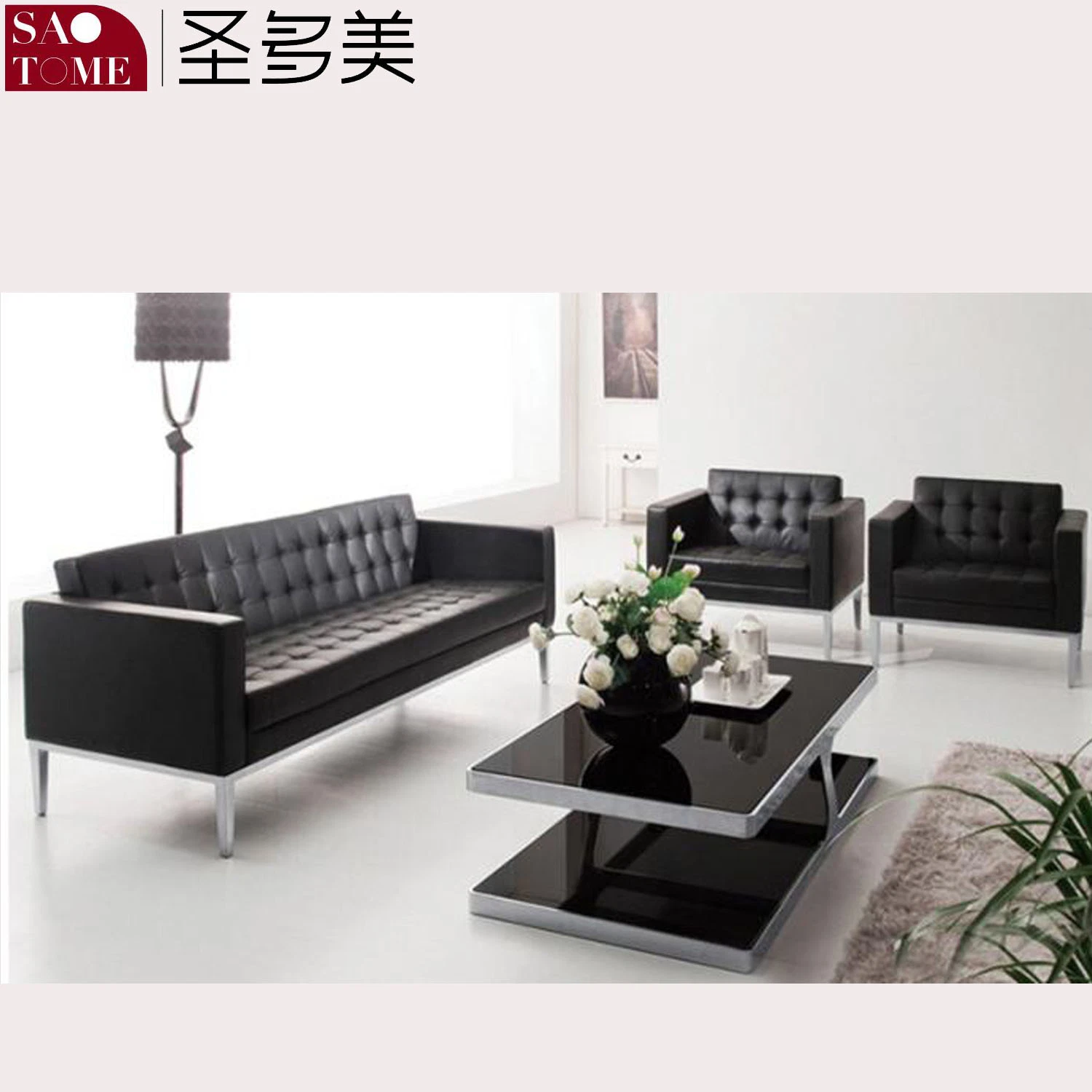 Luxury Style Leather 1 Seater 3 Seater Couch Leisure Living Room Home Furniture Modern Sofa
