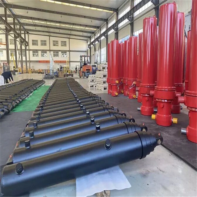 Front End 4 Stage Hydraulic Cylinder for 50 Ton Tipper Truck