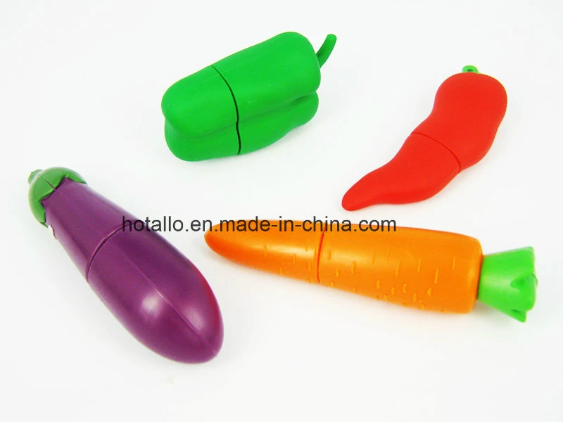 Custom Design PVC Vegetables USB (PVC-2)