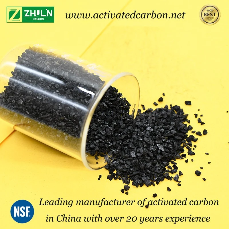 Water Treatment Crushed GAC 8X30mesh Bulk Activated Carbon Granules for Sale