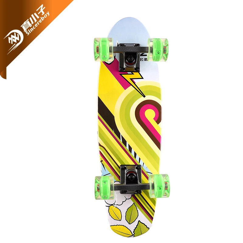 Adulto Balance Board patineta todo terreno para los hombres hijos de arce canadiense transparente de alta calidad personalizado Surf Skate Board