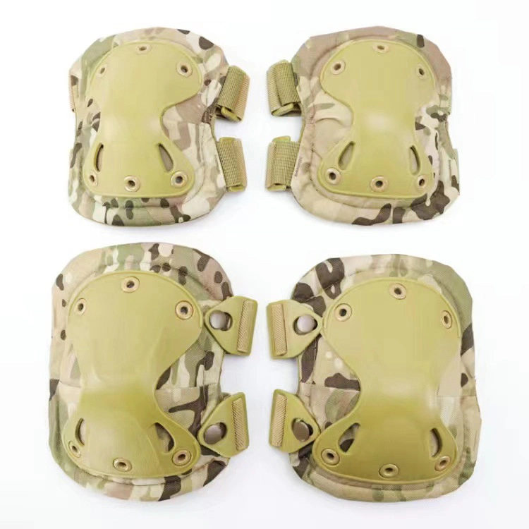 Tactical Adjustable Safety Protective Knee Elbow Pads for Outdoor