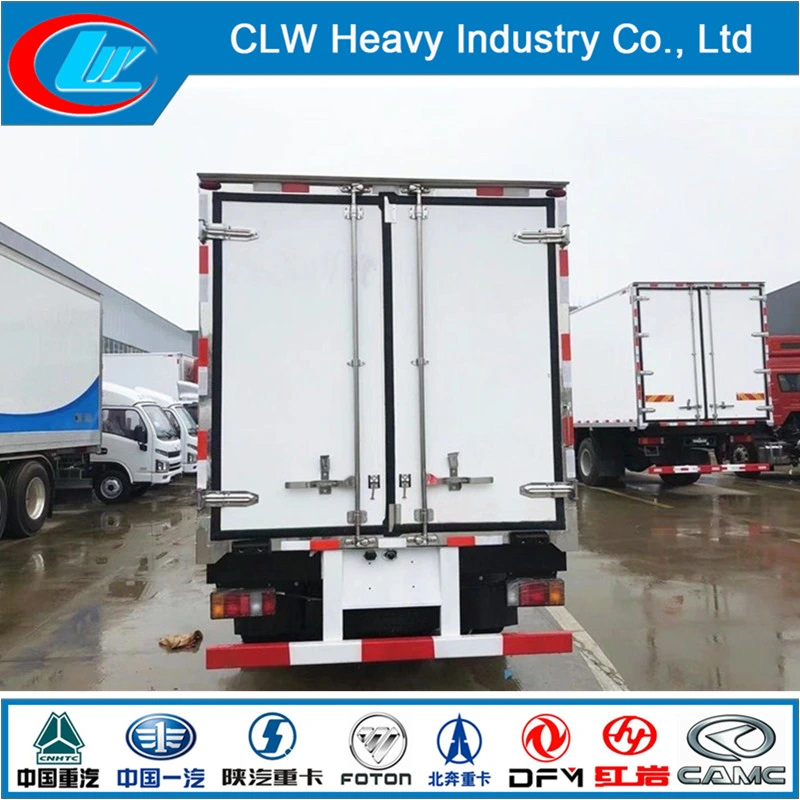 I'suzu 130HP Refrigeration Freezer Trucks 14 Cbm Meat Fish Transport Refrigerator Trucks 1.1 Capacity Load Refrigerated Truck