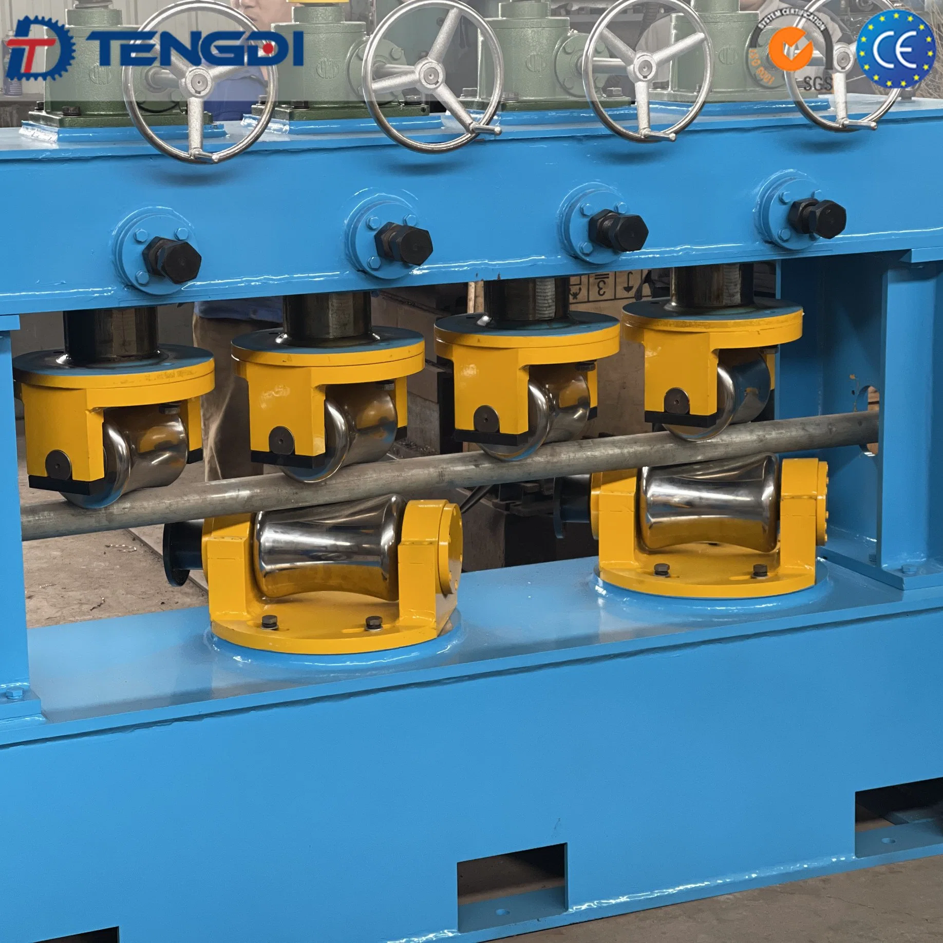 Straight Seam Welded Steel Pipes Straightening Machine Apply to Steel Tube Factory