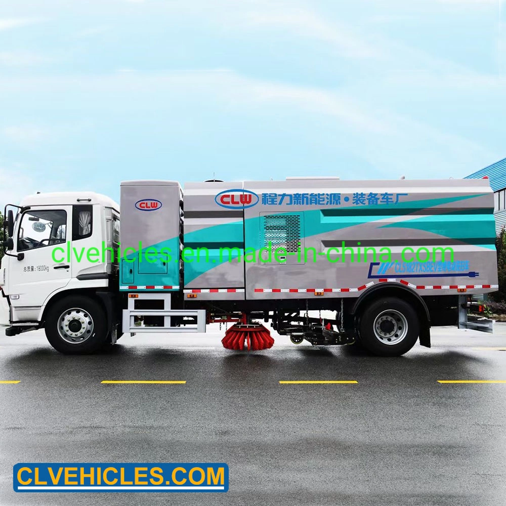 Clw Medium Duty Garbage Water Tank Street Washing Truck