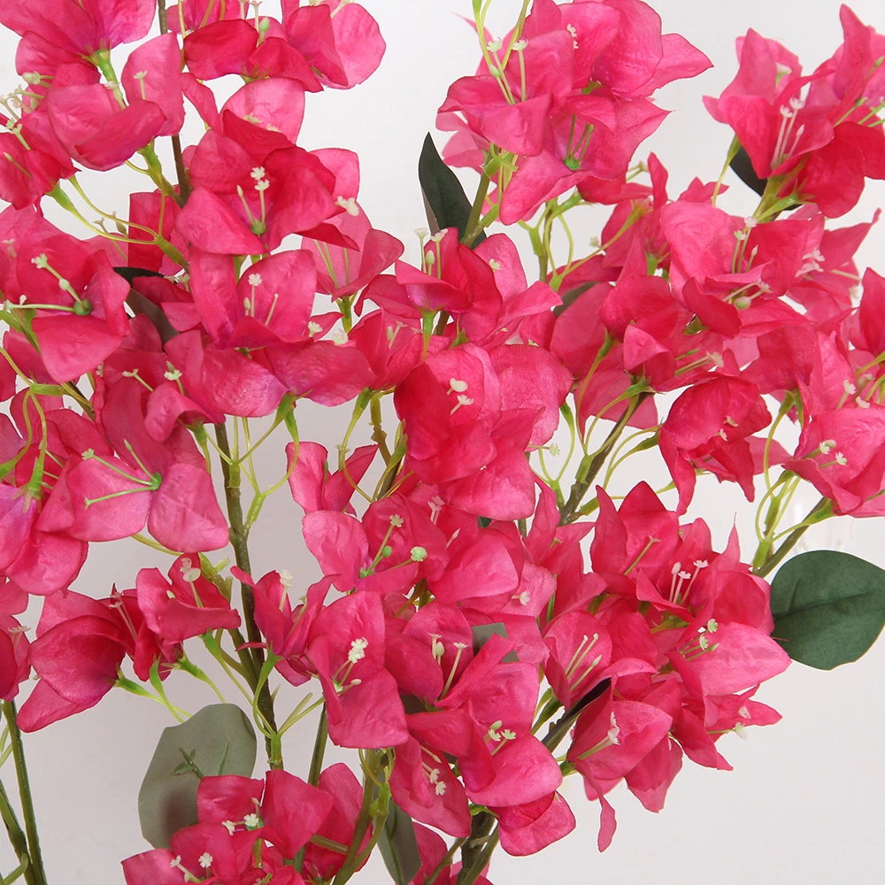 Rose Pink Bougainvillea Artificial Flowers Decorative Artificial Vase Flowers Beautiful Hotel Hotel Living Room Bougainvillea Decoration