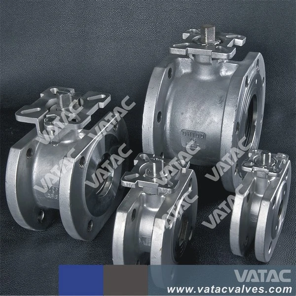 Stainless Steel A351 CF8 Wafer Floating Ball Valve