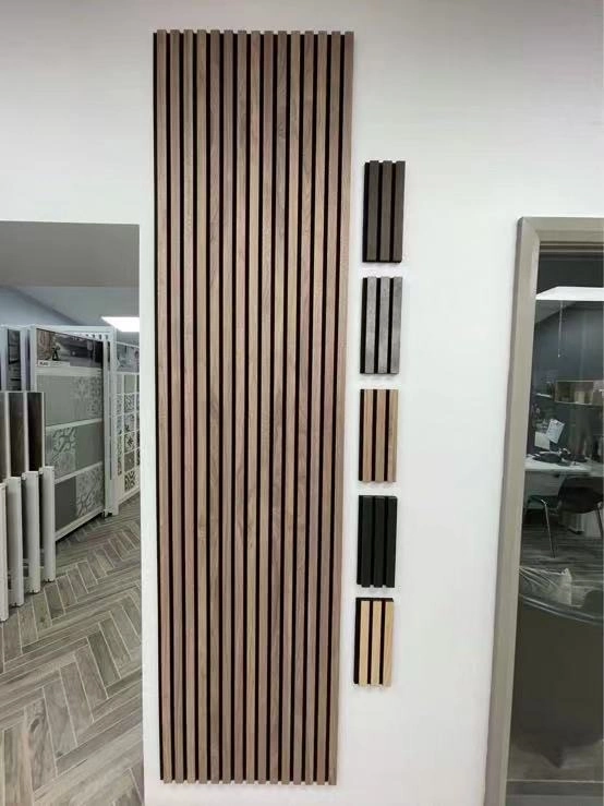 Th-Star Sound Absorption Decoration Construction Material Slat Pet Panel