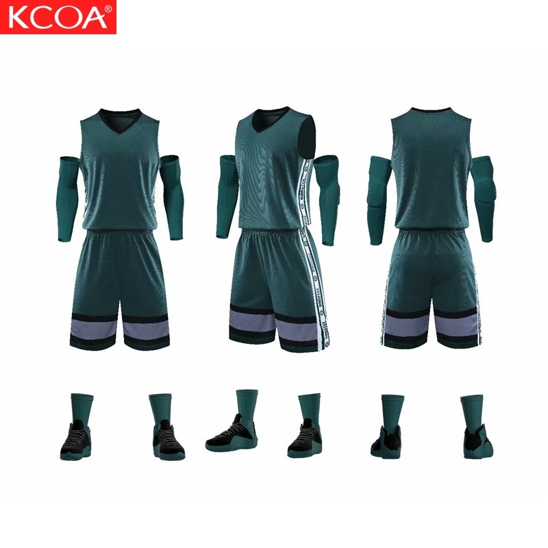 2021 Kcoa Wholesale High Quality Outdoor Custom Youth Basketball Jersey