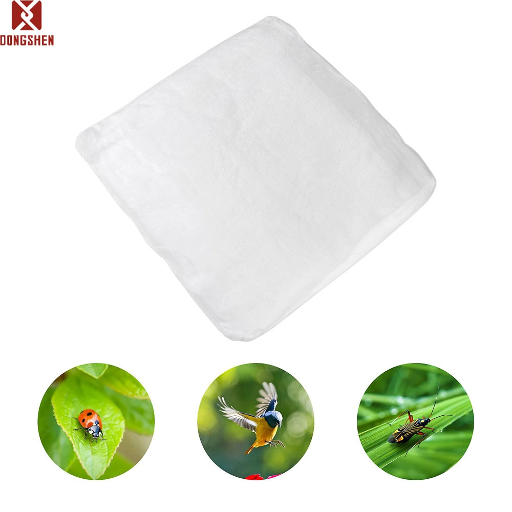 Blanco HDPE Jardín personalizado AntiUV Mosquito insectos pájaro Malla fina Barrera Red a prueba de redes