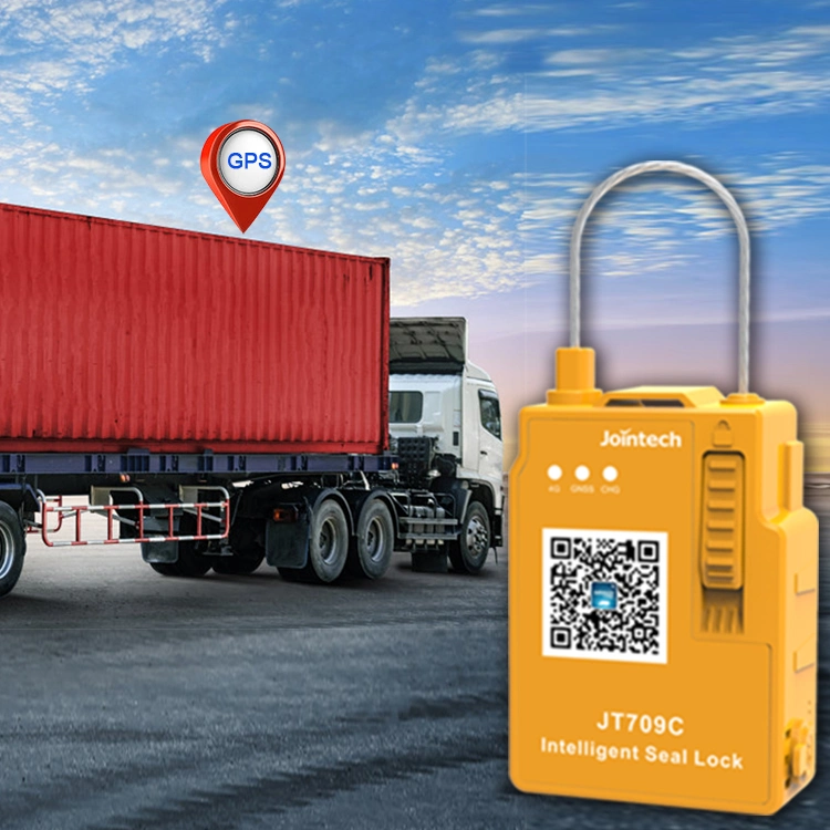 Conteneur de GPS Jointech 709c de la navigation à joint E camion logistique du fret emplacement GPS tracker joint de verrouillage électronique Smart