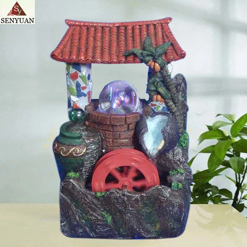 Polyresin Indoor Desktop Fountain Home Decoration