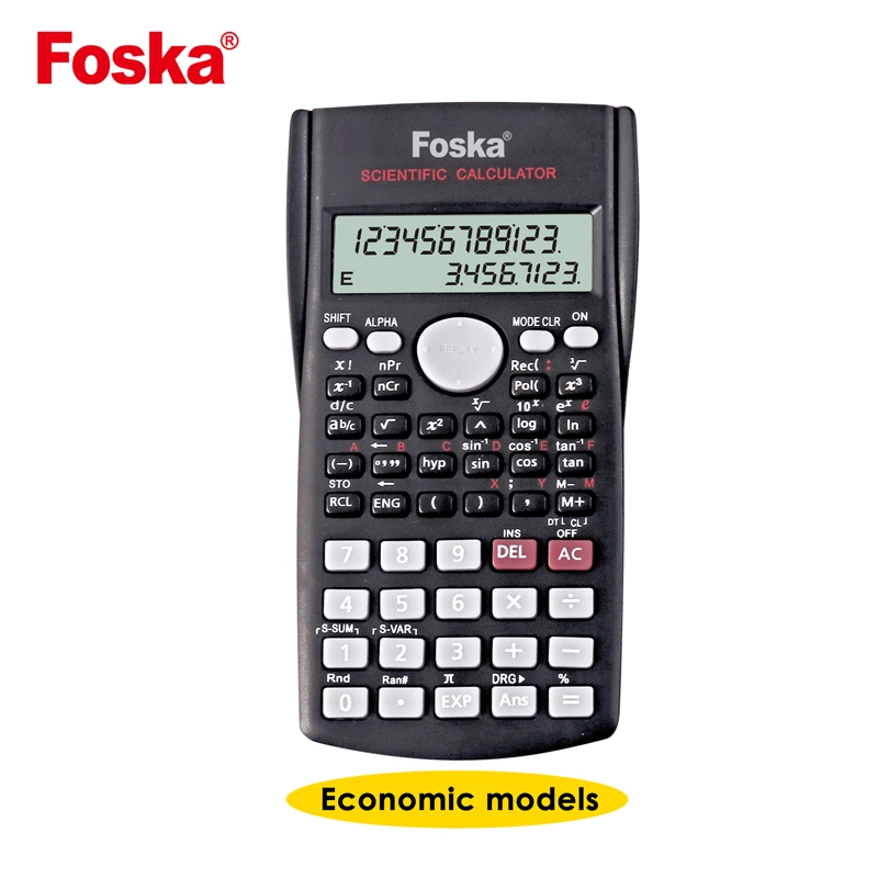 10+2 Digit 2-Line Display 240 Function Electronic Scientific Calculator