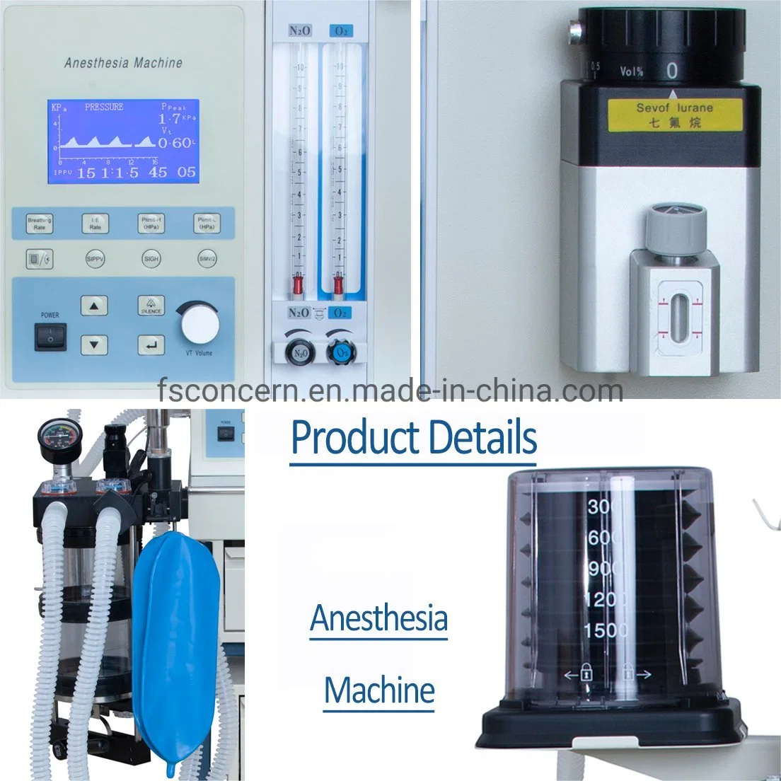 Professional Anesthesia Machine Clinic Anesthesia Machine Hospital Equipment Medical Surgical Instrument