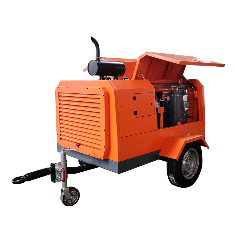 Linyi Industrial Diesel Screw Air Compressor Portable Equipment Machine Prices