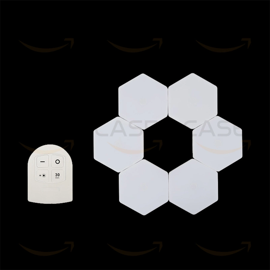 DIY Hexagonal Modular Wall Light Amazon Hot New LED Quantum Lamp LED Light for Gaming Room Mini Baby Kids Night Light for Kids Baby