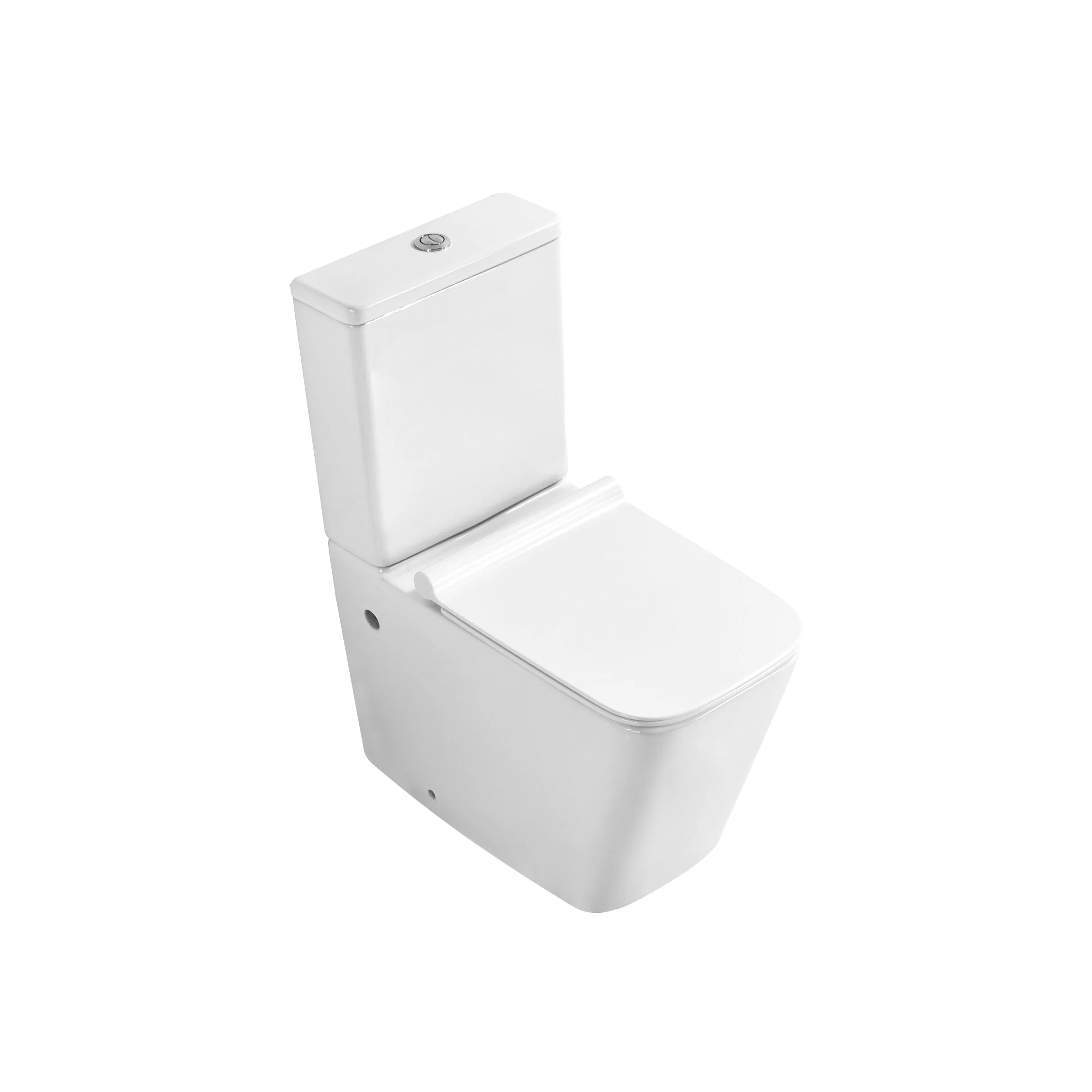 Customization China Bathroom Watermark Toilet Two Piece Wc Chinese Water Toilet