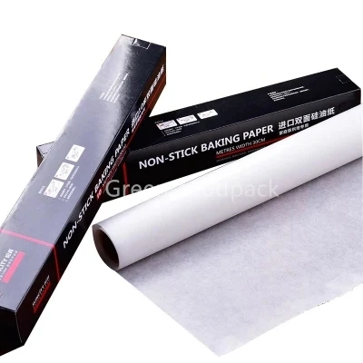 Heat Resistant Non-Stick Unbleached Greaseproof Silicone Coated Parchment Baking Paper