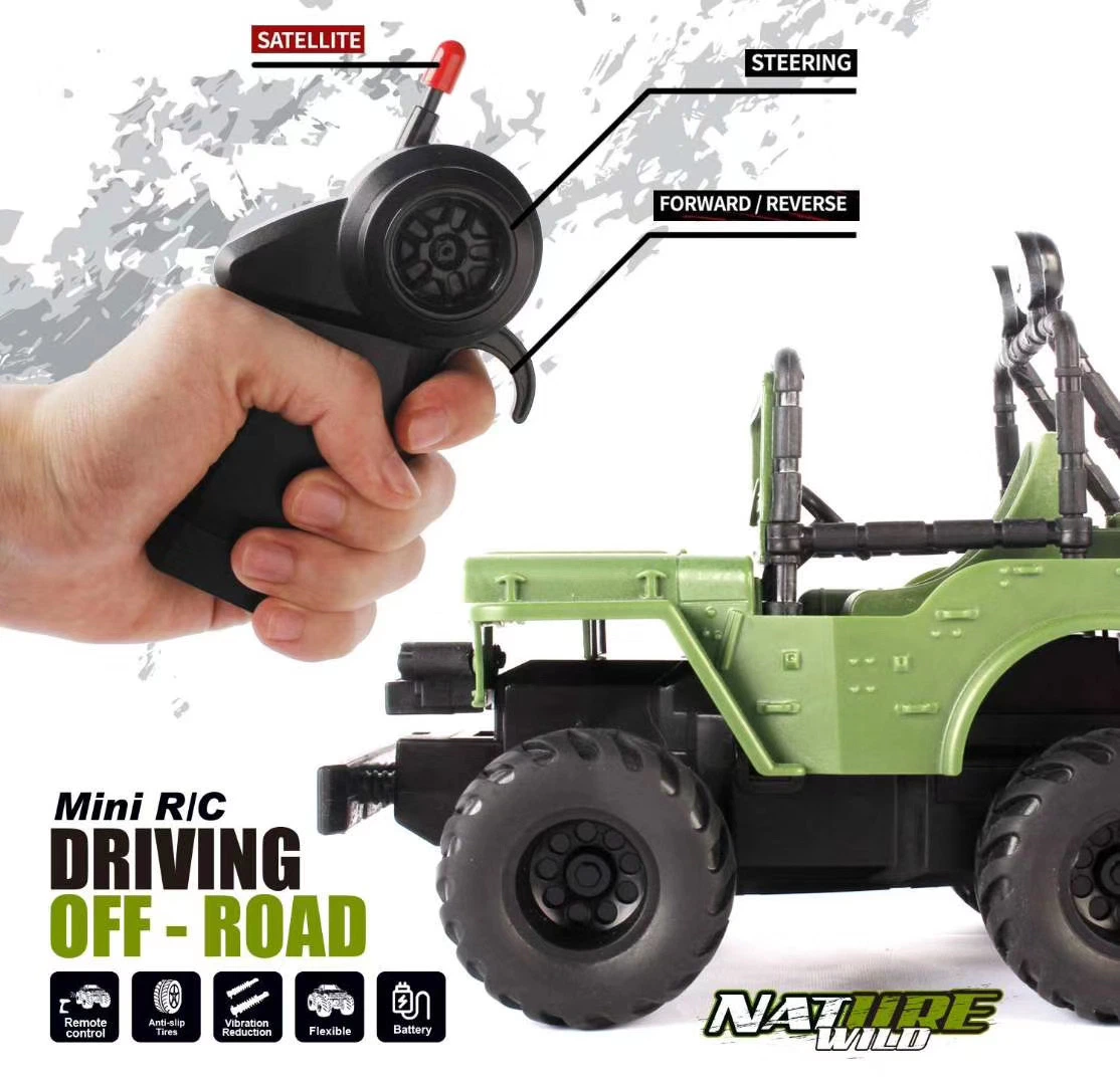 1: 36 Simulation of Remote Control Jeep, Forward, Backward RC Car