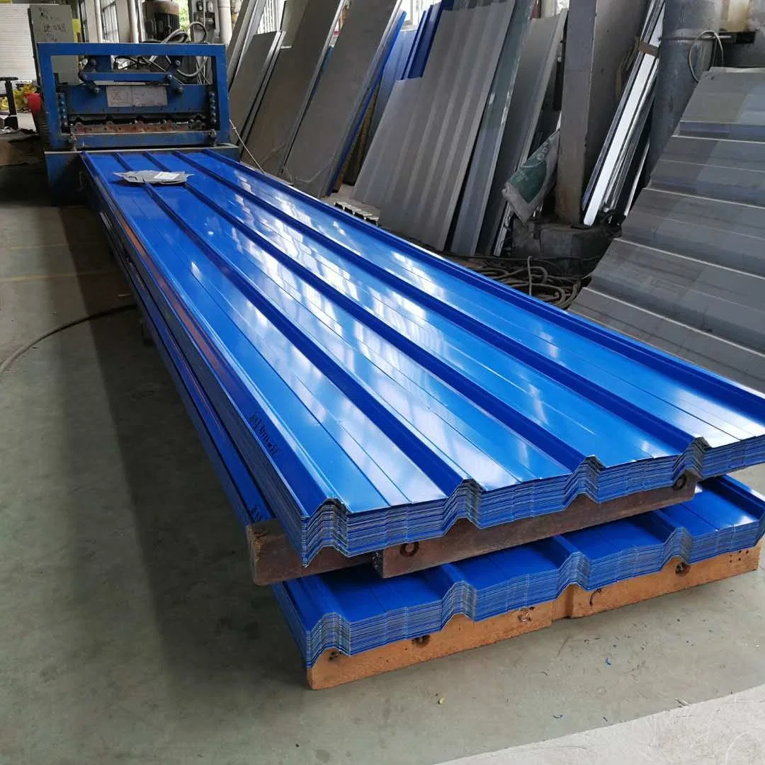 Building Material Corrugated PPGI/PPGL 0.12-1.5mm Galvanized Prepainted Steel Roofing Tile Sheet