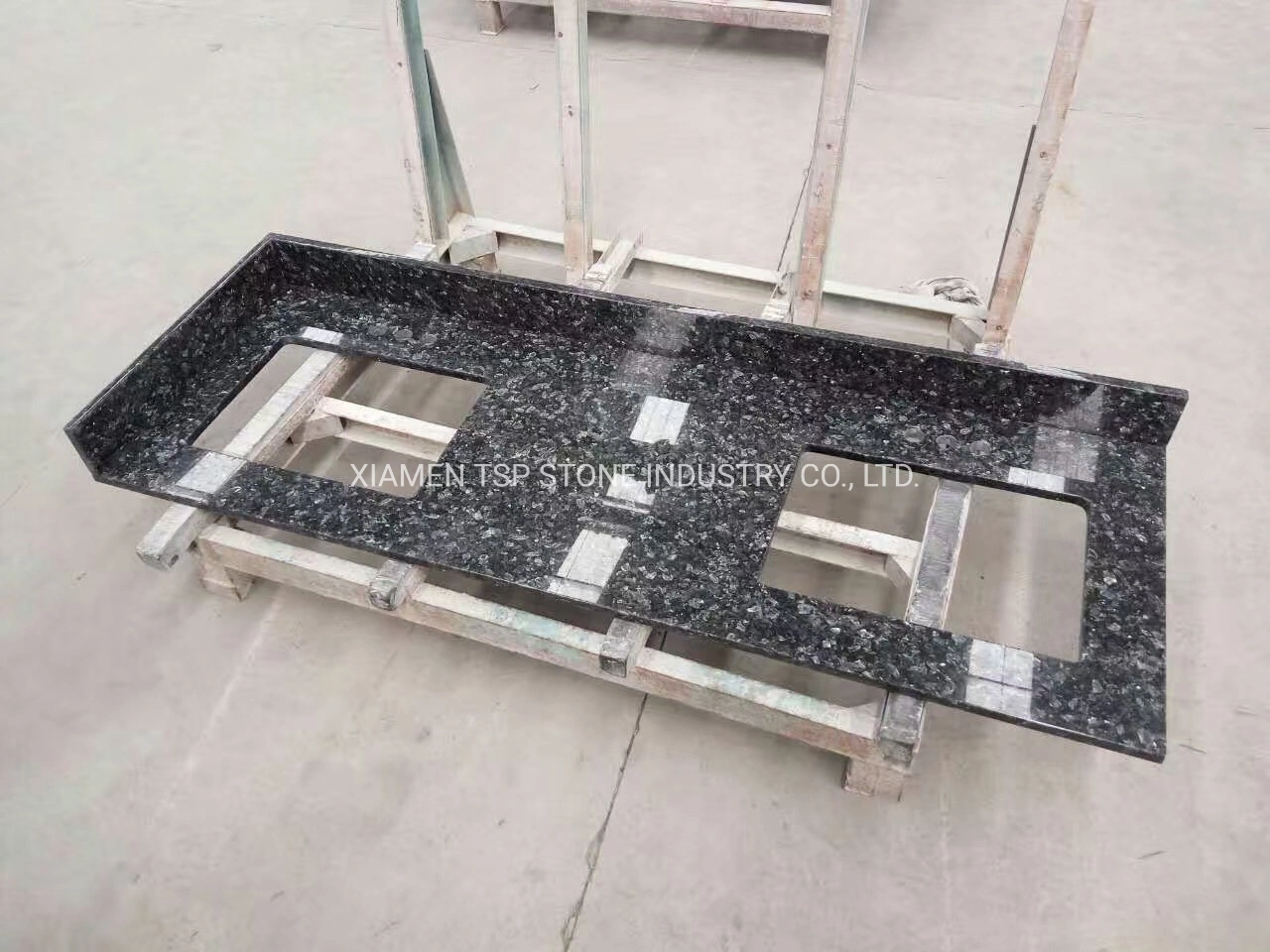 Prefab Natural Artificial Engineered Quartz Stone Granite Marble Nano Glass Travertine Kitchen Bathroom Work Island Table Vanity Countertop for Hotel Project