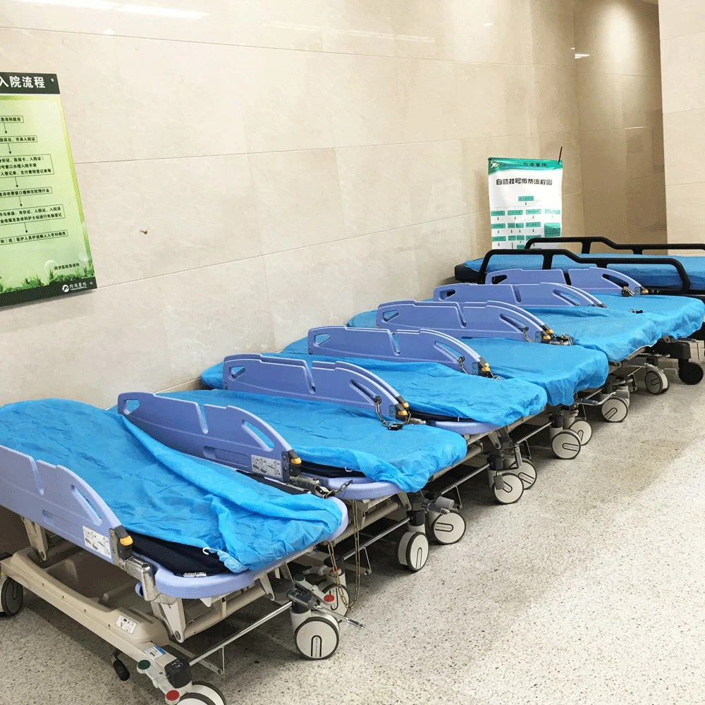 OEM Medical Supply Einweg frei und ohne Ethylenoxid erhältlich Sterilisation Wasserdicht Hygiene Vlies Op-Krankenhaus Bettlaken