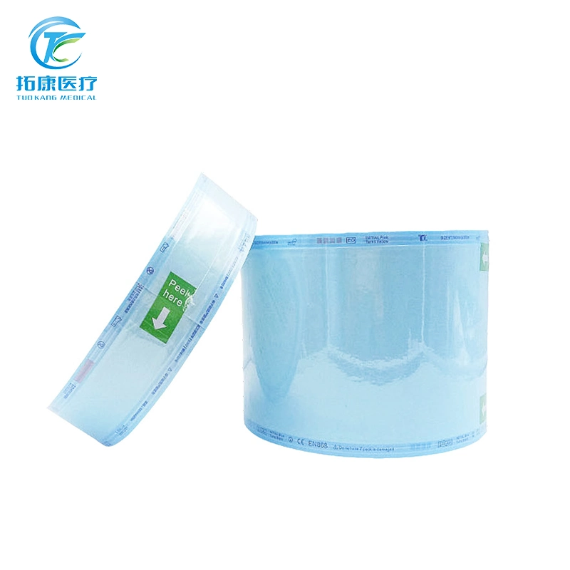 Dental Consumables Disposable Sterilization Flat Pouch Reel China Supplier