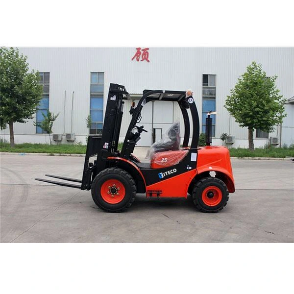 1.5 1.8 2 2.5 3 3.5 4ton 3m-7.3m Lifting Height 2WD/4WD Mini off-Road Forklift Truck Rough Terrain Forklift for Worst Working Environment with CE