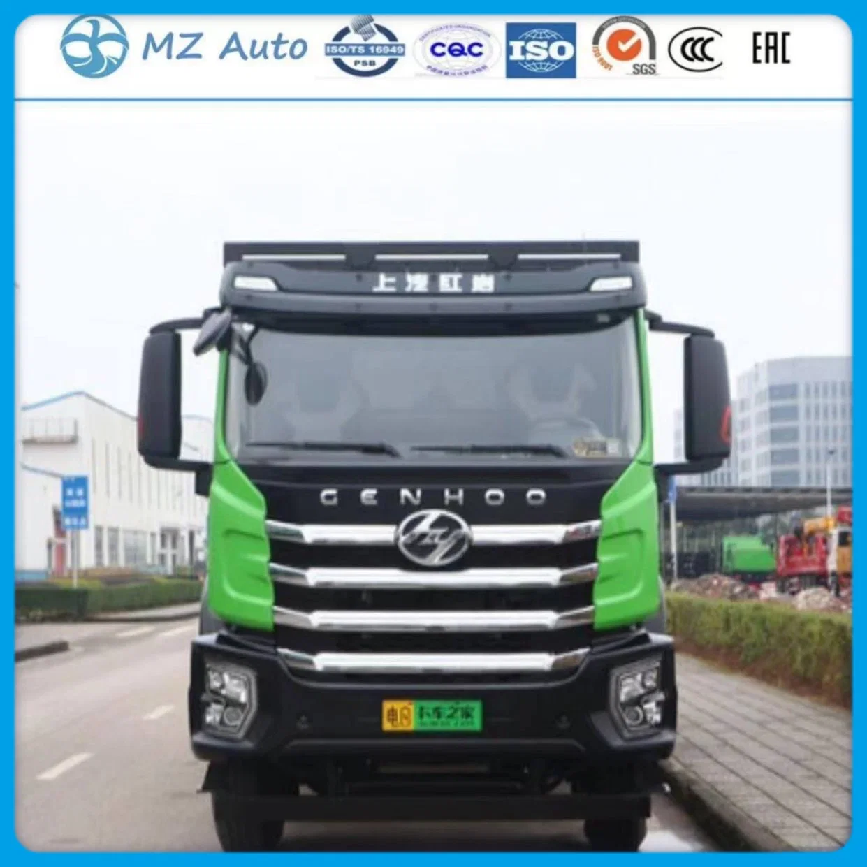 Factory Direct Sales Genhoo Saic Hongyan H6 Rechargeable Electric Trucks 6X4/4X2 Head Truck Tractor 280/360/420 Kw 490/585HP Made in China