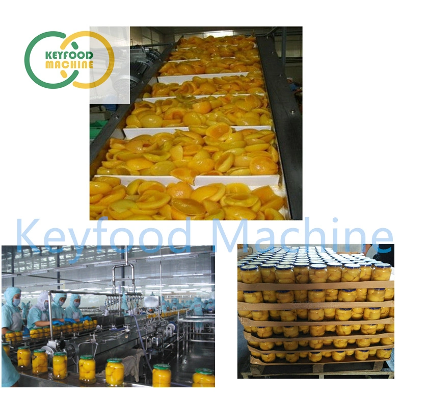 Automatic Canned Yellow Peach Orange Fruit Production Line