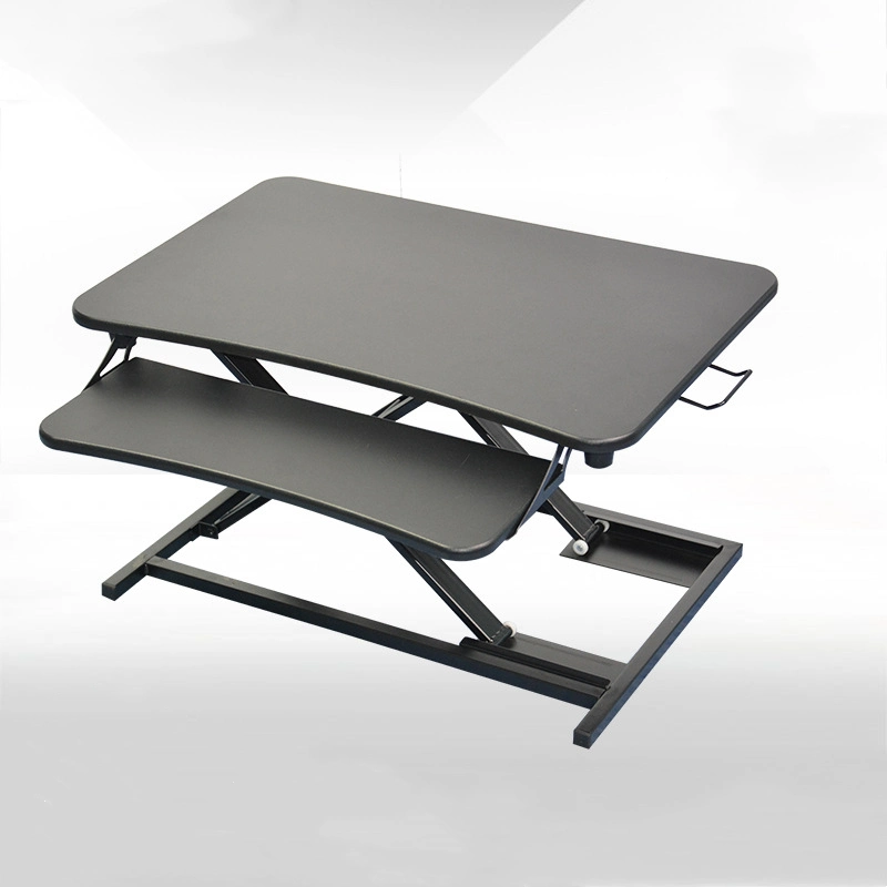 Standing Folding Liftable Adjustable Height Office Computer Desk 0474