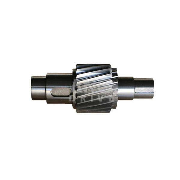 Spline Round Key Way Pin Threaded Solid Hollow Through Hole Flat D Shape Knurling Spur Helical Worm Transmission Drive Auto Parts Gear Pinion Gearbox Axis Shaft
