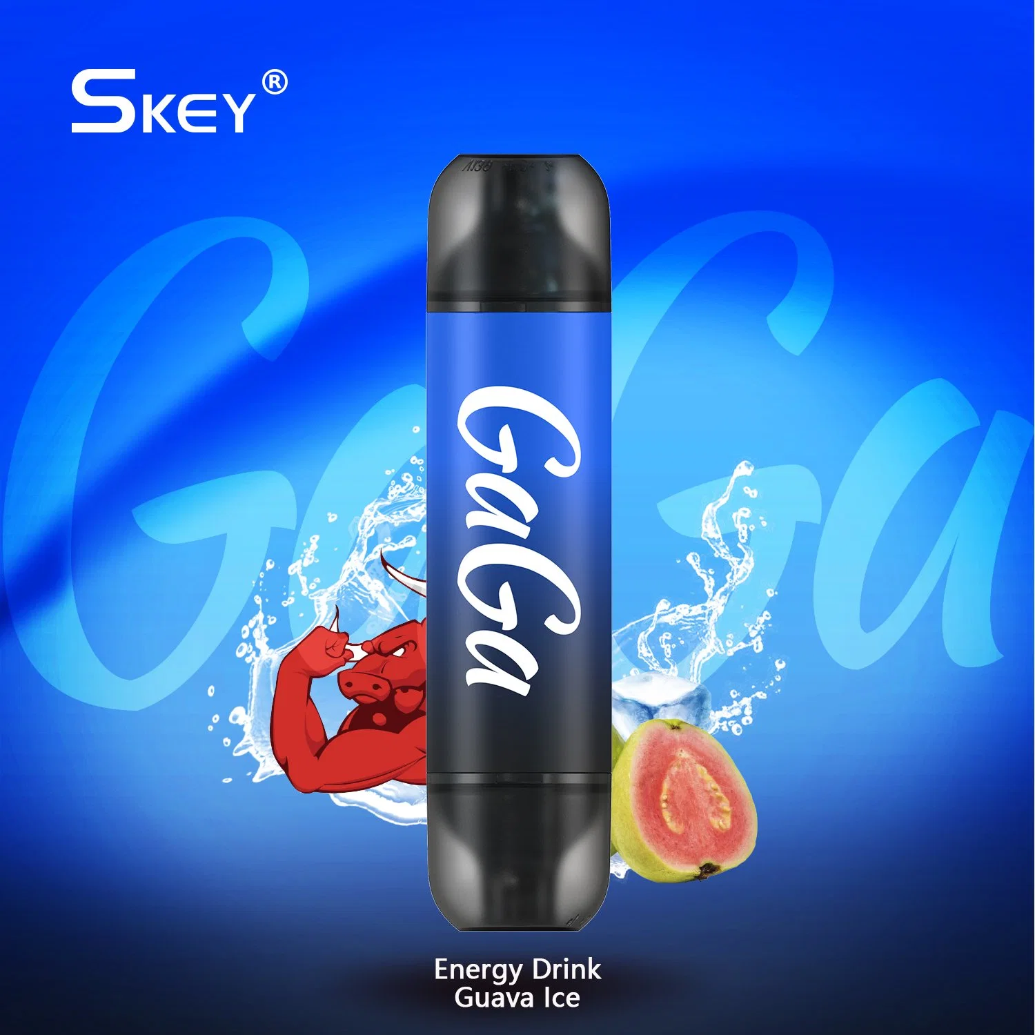 Barra de cristal de alta calidad Skey Gema 7000 Puffs VAPE desechable Kit