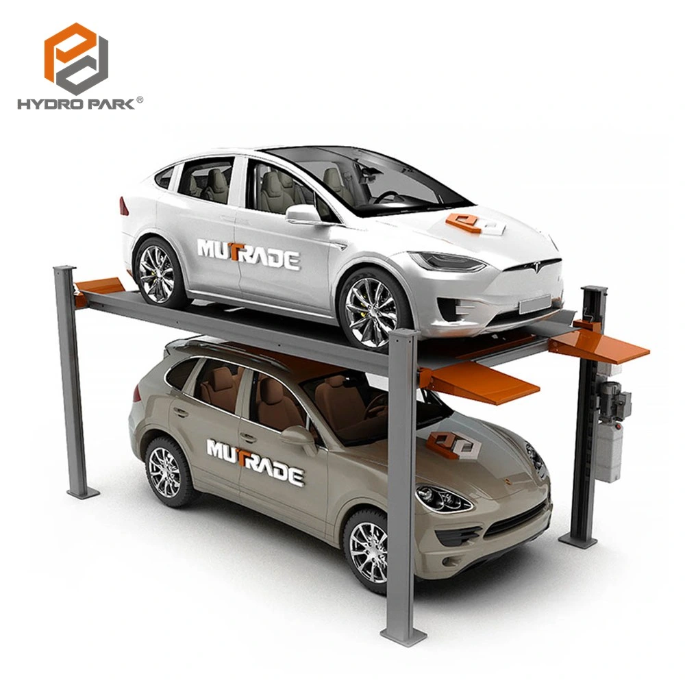 Hydraulic 4 Post Car Parking Lift Car Garage Equipment