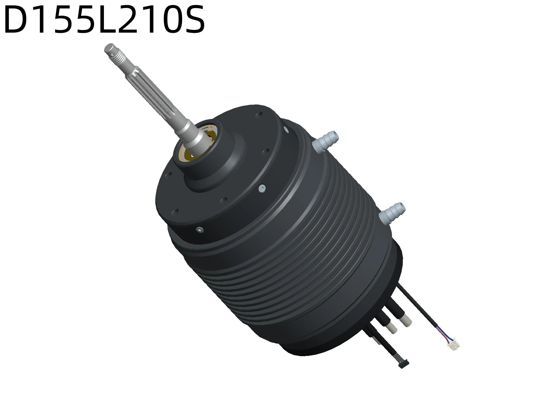 Quanly D155L210 Moteur électrique marin de refroidissement à eau de 45 kW pour moteur de bateau hors-bord.